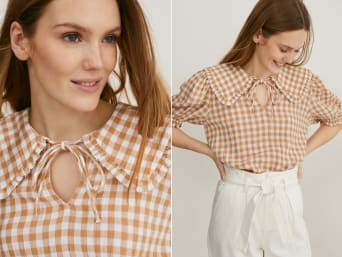 Checkered blouses