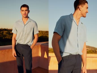 Camicie in lino vendita on on sale line