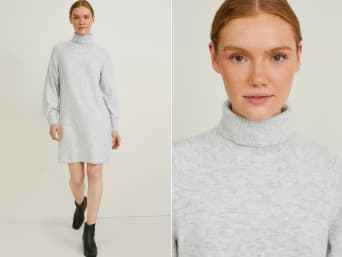 Größe: S C&A Sweatkleid mit Kapuze-recycelt C&A Damen Kleidung Kleider Sweatkleider 