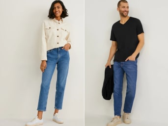 Raadplegen kloof rand Tapered fit jeans voor dames, heren & kinderen in top kwaliteit online  kopen | C&A Online Shop