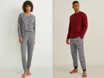 Pijama-algodón orgánico C&A de hombre de color Verde Hombre Ropa de Ropa para dormir de Pijamas y ropa de estar por casa 