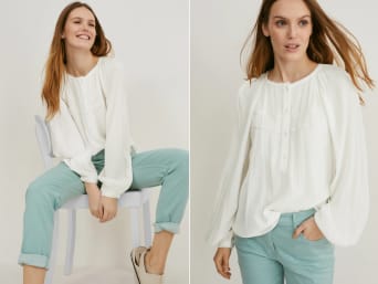 tono Escéptico pozo Blusas blancas en varios diseños | C&A Online