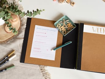 Documentando el embarazo: el scrapbook te permite muchas opciones de diseño