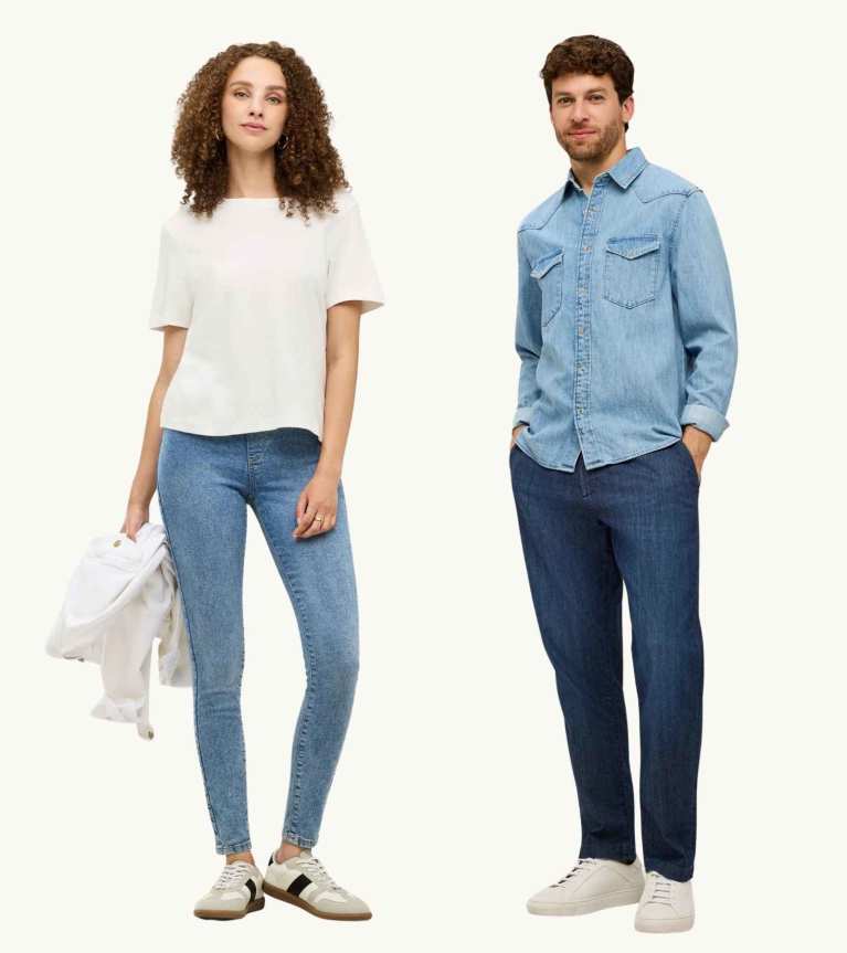 Basisgarderobe: Jeans sind die Basis für viele Outfits.