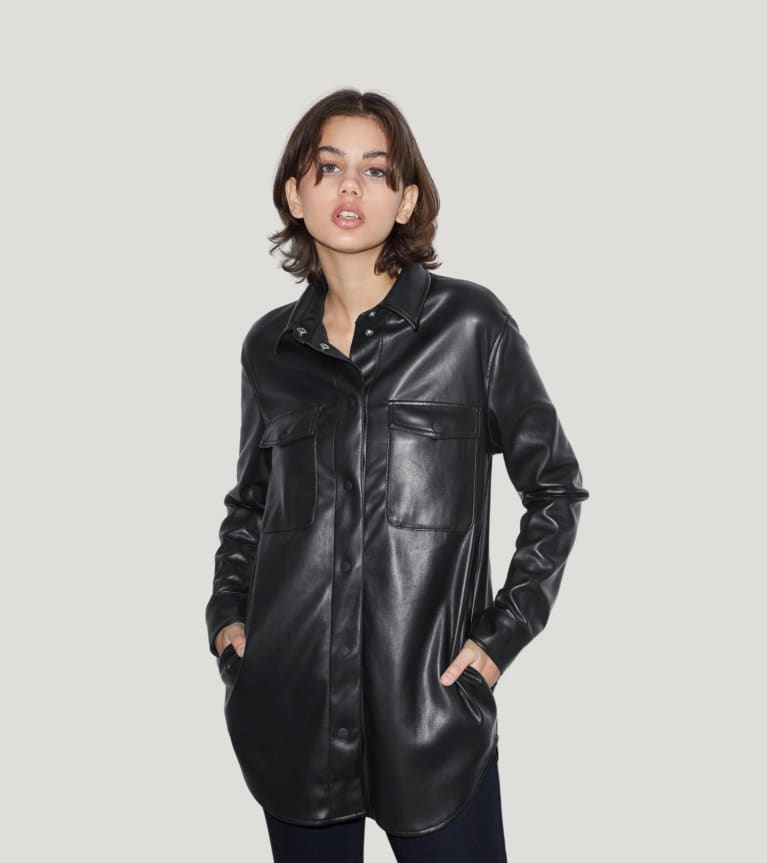 Women’s leather jackets: you can wear a leather jacket on a mild day during winter.