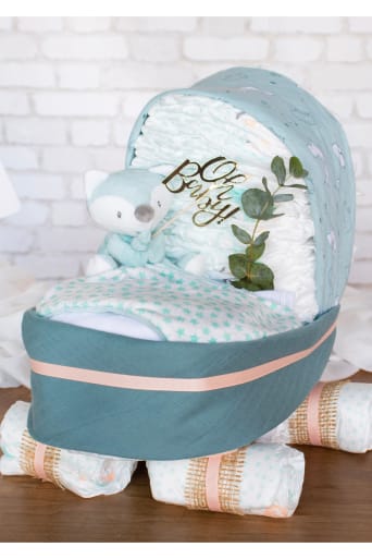 Nappy cake shop pram instructions