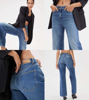 wide leg jeans