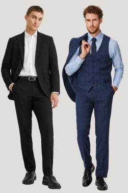 Different types of suits for men & suit size guide