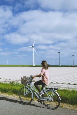 Fietstocht door Flevoland