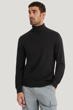 Stylish roll neck jumpers