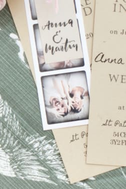 Invitations de mariage DIY