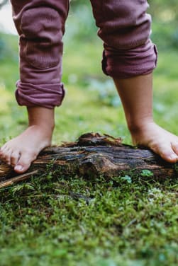 Scoprire la natura con mani e piedi