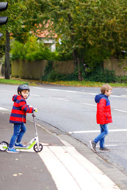 Los niños y el tráfico urbano