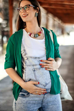 Stylish maternity fashion