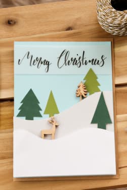 Tarjetas de Navidad hechas en casa 