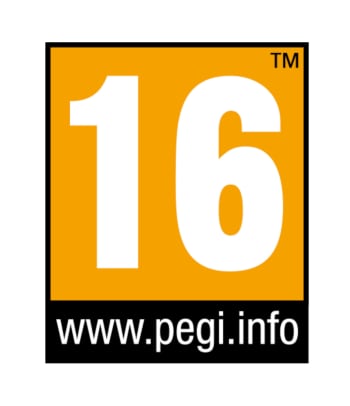 Logo PEGI 16 věková klasifikace