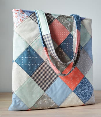 Nápady na patchwork pro začátečníky ─ Různé druhy tašek.