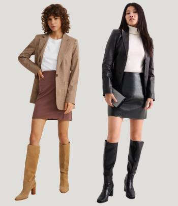 Dámská móda 70. léta – Outfity s minisukní.