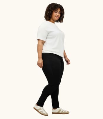 Treggings eignen sich für elegante Outfits mit Leggings.