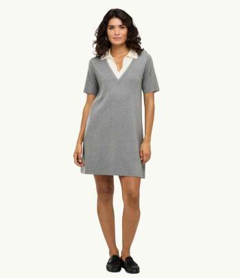 Scandinavian style fashion: different knitted dresses for ladies.