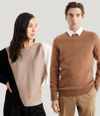 Skandinavische Mode – Strickpullover für Damen und Herren.