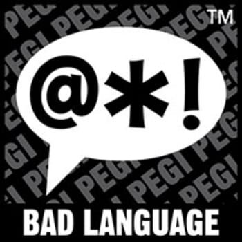 PEGI-Inhaltswarnung Schimpfworte