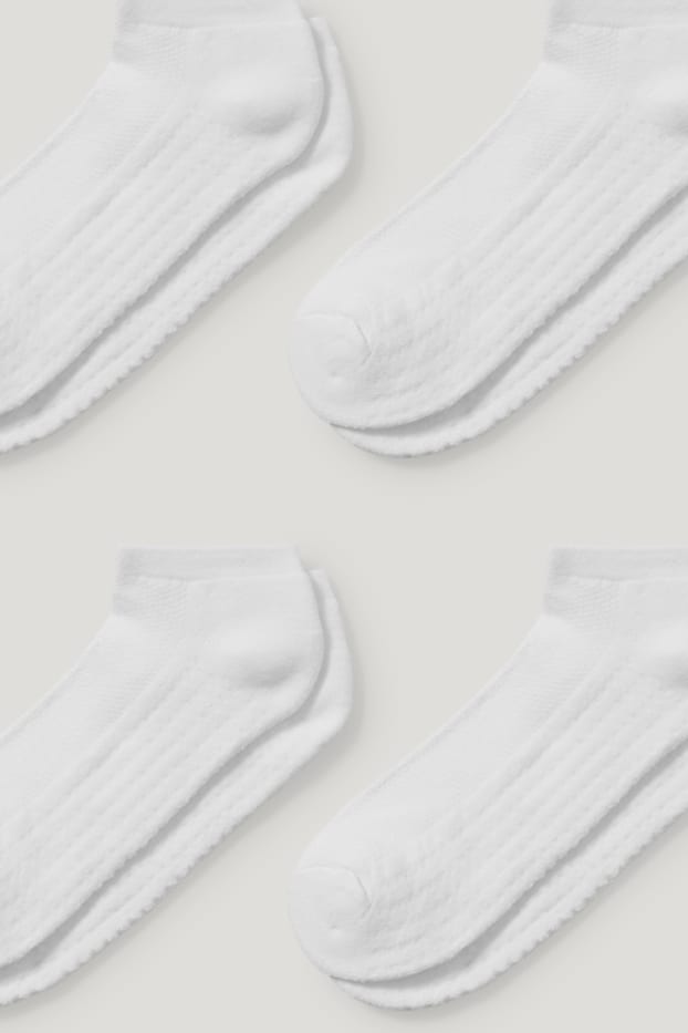 Femmes - Lot de 8 paires - chaussettes - blanc