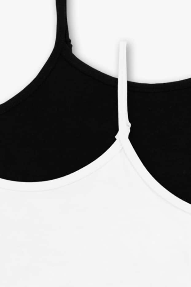 Enfants filles - Lot de 2 - brassières - blanc