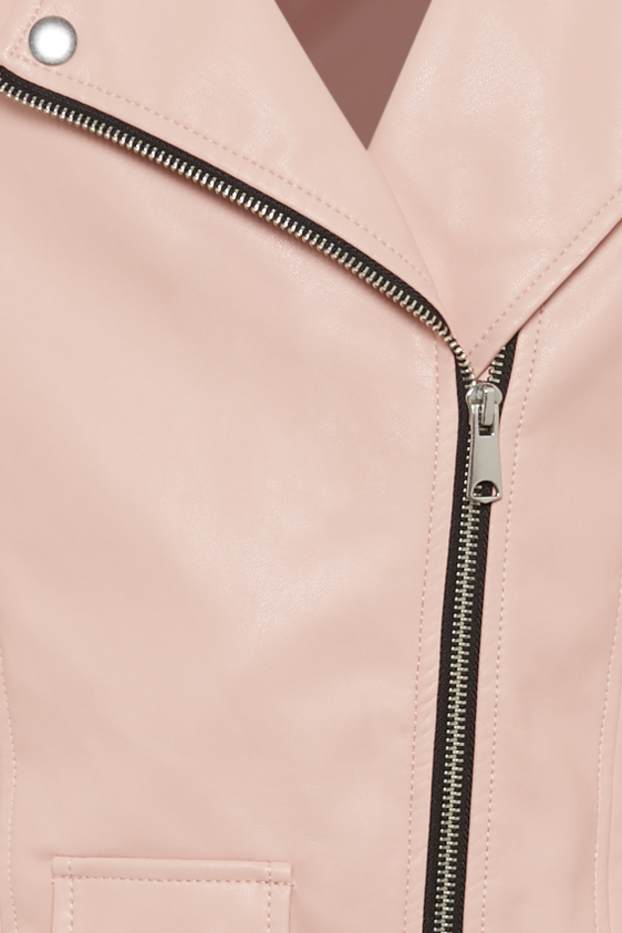 Enfants filles - Blouson de motard - synthétique - rose