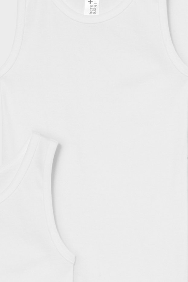Children Girls - Multipack of 3 - vest - white