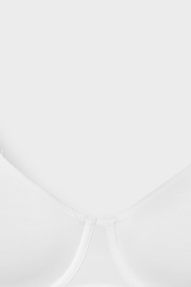 Dámské - Podprsenka s kosticemi - LYCRA® - bílá