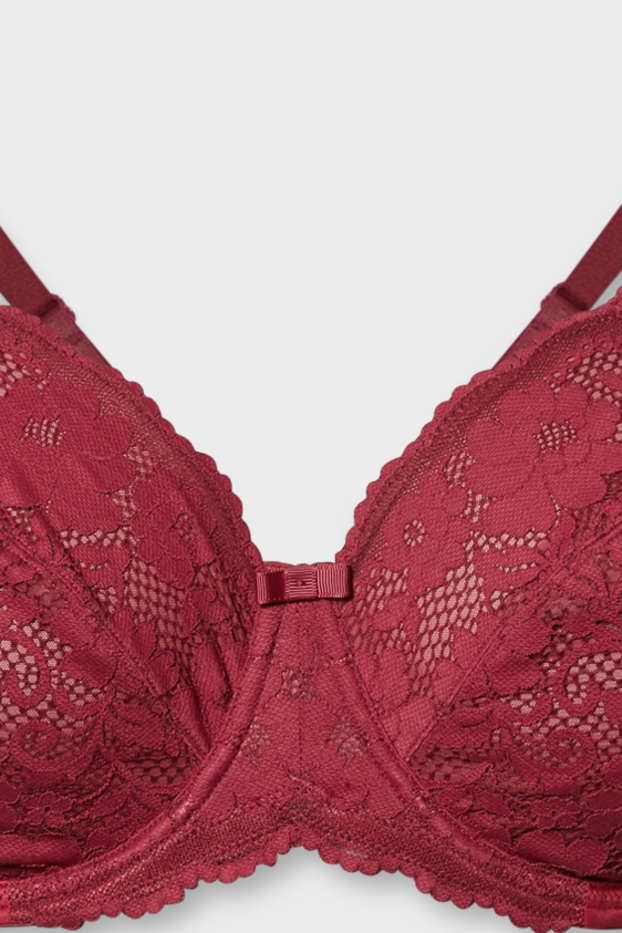 Dames - Beha met beugels - rood