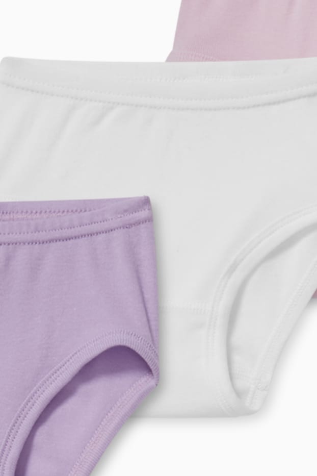 Children Girls - Multipack of 3 - briefs - rose