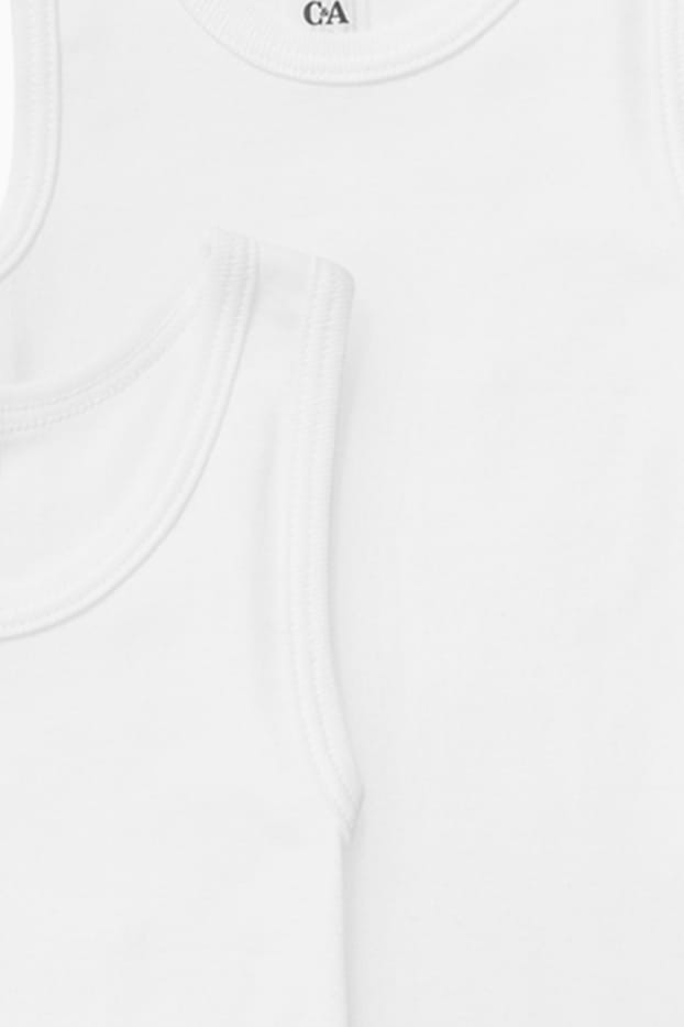 Children Girls - Multipack of 3 - vest - white