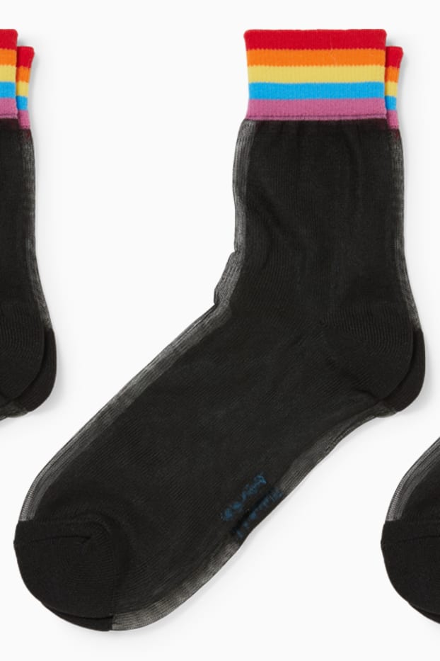 Femei - Multipack 3 perechi - șosete - negru