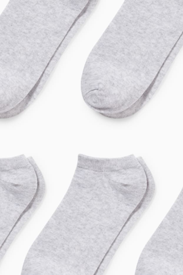 Home - Paquet de 7 - mitjons turmellers - LYCRA® - gris clar jaspiat