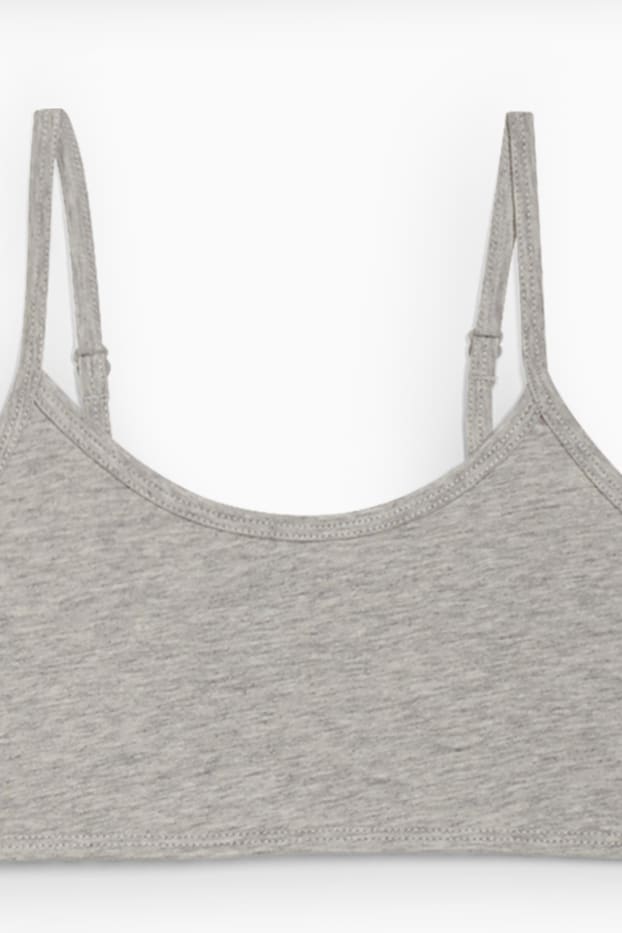 Nena - Paquet de 3 - bustier - gris clar jaspiat