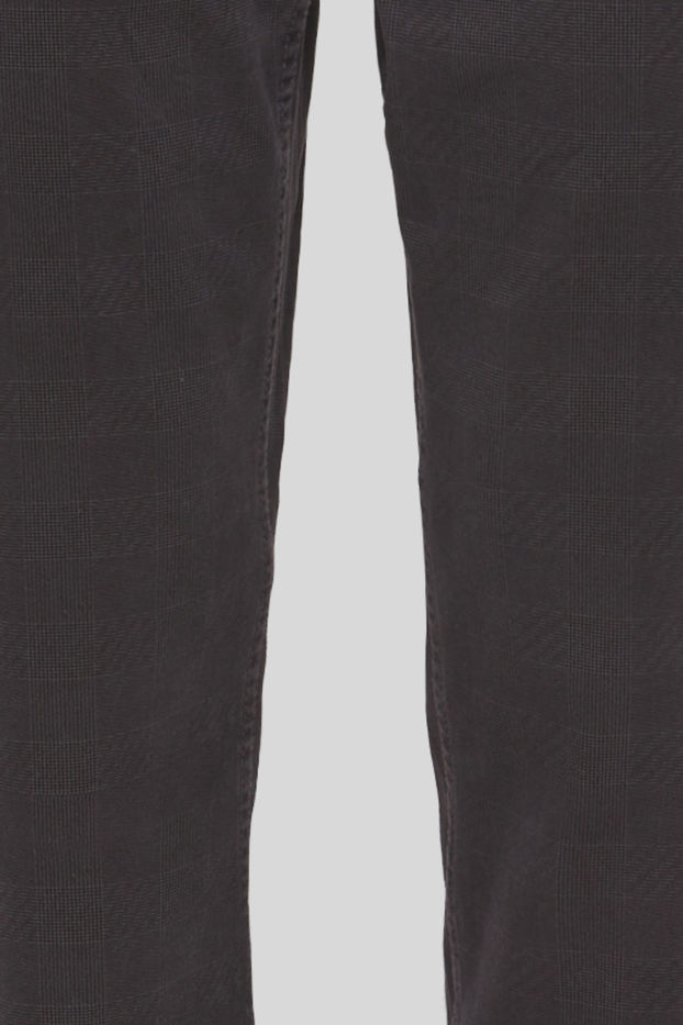 Uomo - Pantaloni - Slim Fit - a quadretti - grigio