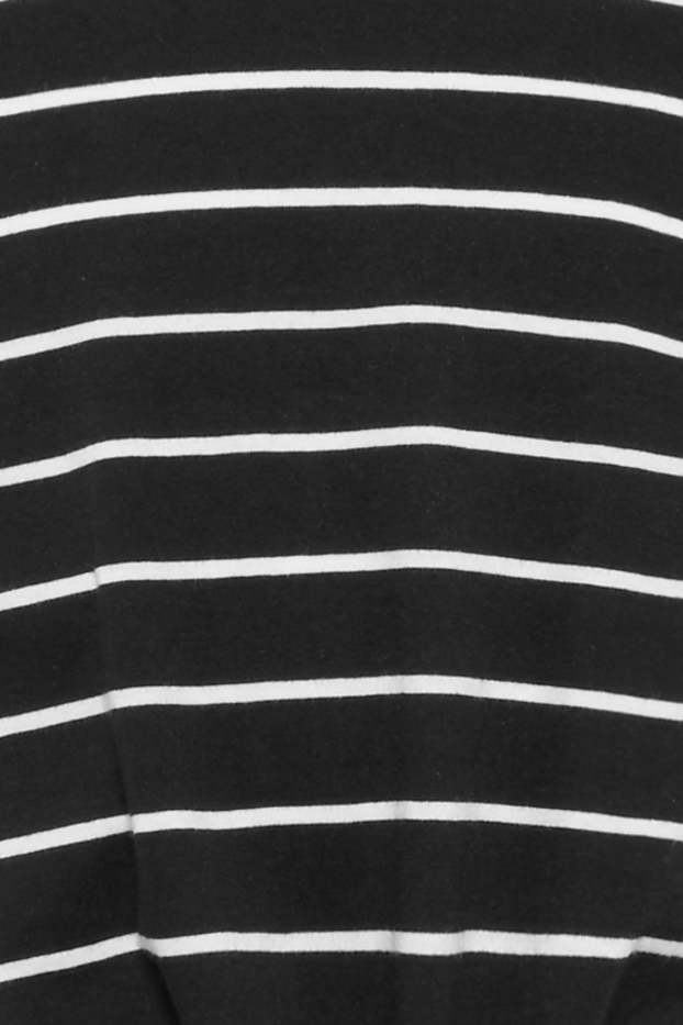 Children Girls - Short sleeve T-shirt  - striped - black / white