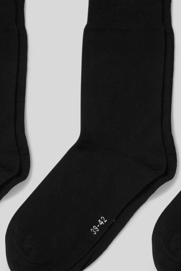 Herren - Multipack 3er - Socken - Komfortbund - schwarz