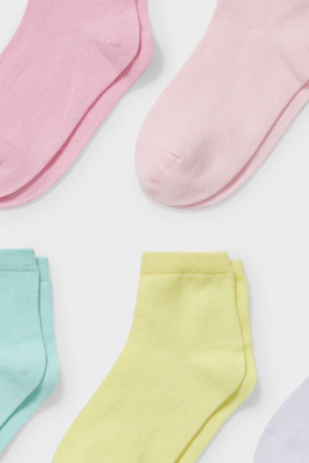 Kinder Mädchen - Multipack 7er - Socken - rosa