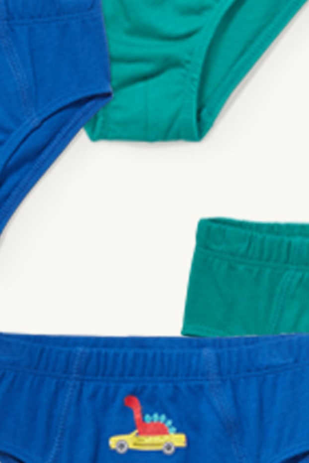 Copii - Băieți - Multipack 6 buc. - Dino - chiloți - verde