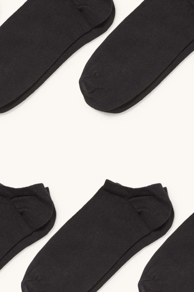 Herren - Multipack 7er - Sneakersocken - LYCRA® - schwarz