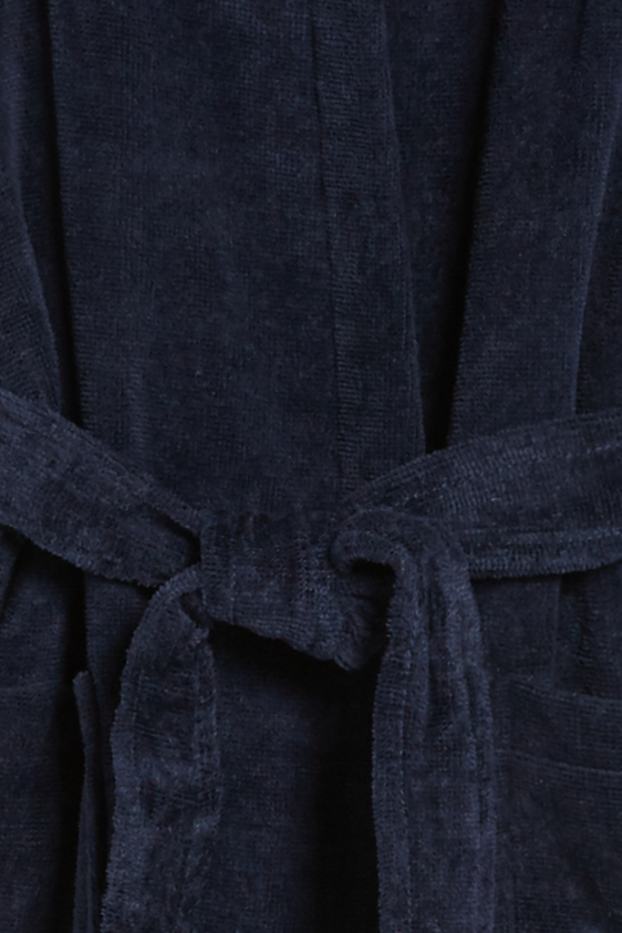 Enfants garçons - Peignoir de bain à capuche - bleu foncé