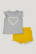 gris / jaune