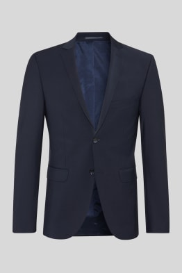 Sacou modular - slim fit - stretch - amestec de lână