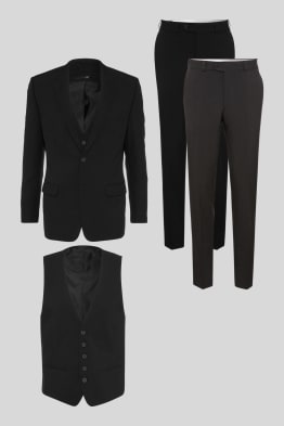 Anzug mit Zweithose - Regular Fit - 4 teilig
