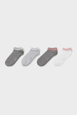 Multipack 4er - Sneakersocken - Bio-Baumwolle