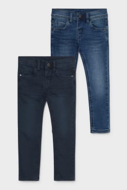 Multipack 2er - Skinny Jeans und Baumwollhose
