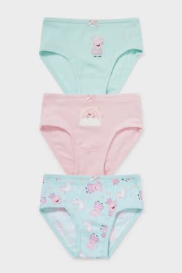Lot de 3 - Peppa Pig - culottes - coton bio